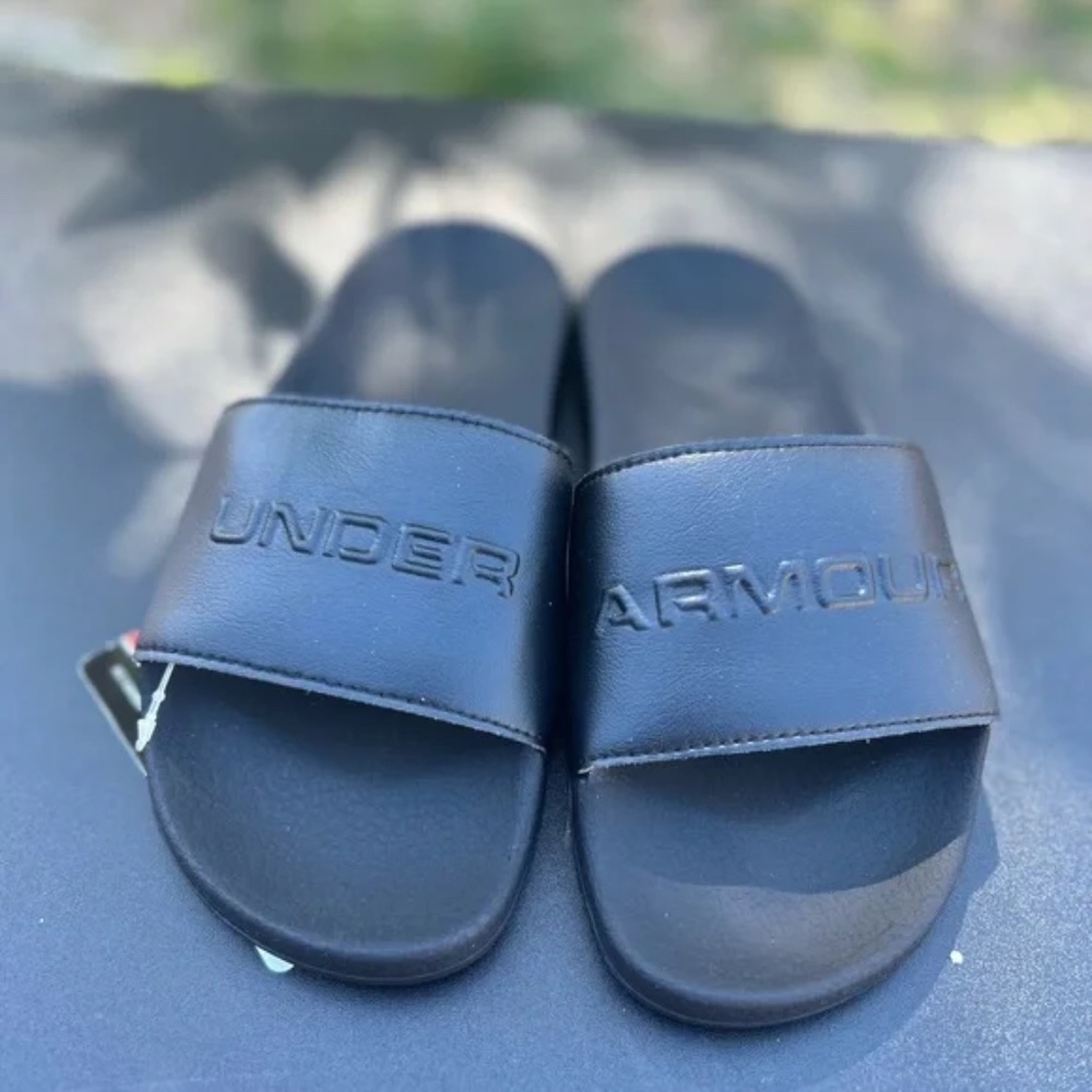 Under Armour Slide Sandals in Black